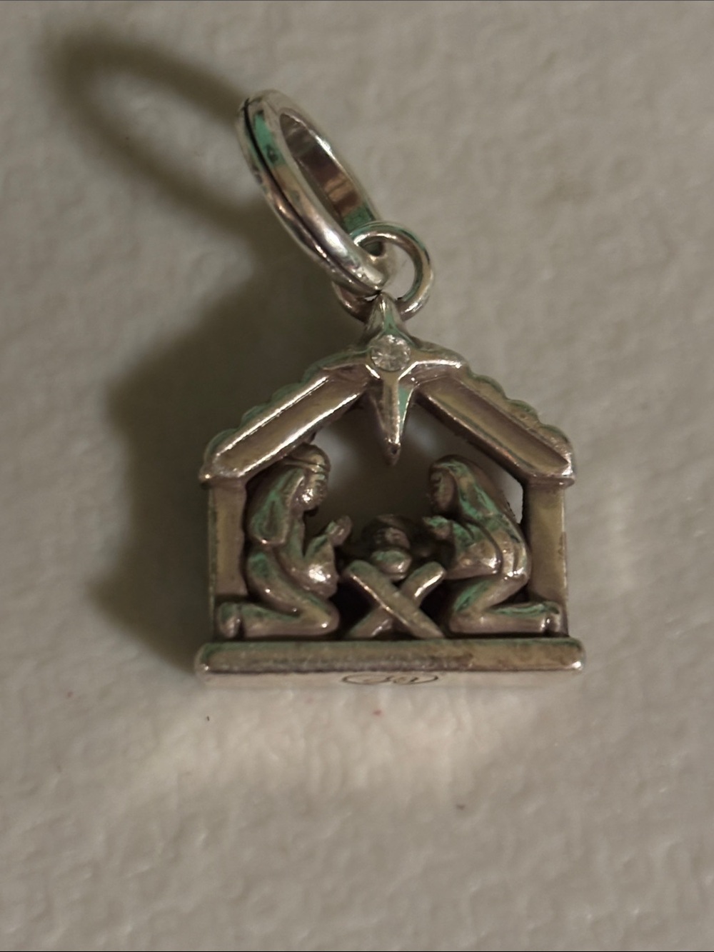 Brighton Sterling Silver Christmas Nativity Pendant Necklace or Charm
